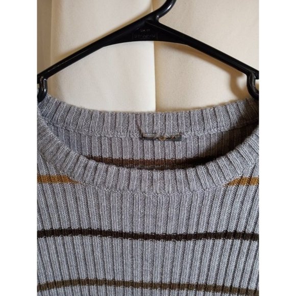 Grey Soft Striped Sweater - Picture 4 of 4